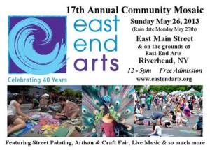 East End Arts 5-26-13 Street Mosaic & Fair